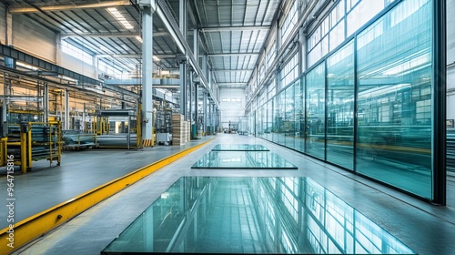 Glass factories manufacture glass for use in residential and commercial buildings, offering products in various sizes and thicknesses