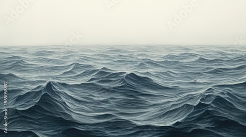 Ocean Waves in Fog