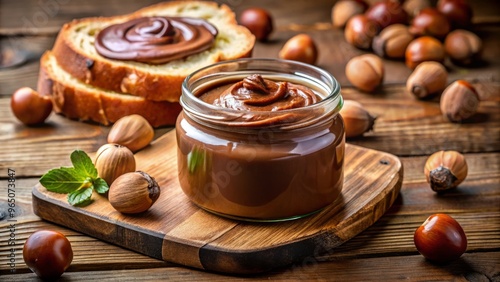 Indulge in a richly flavored sweet and creamy hazelnut spread with a silky smooth texture, ideal for enhancing