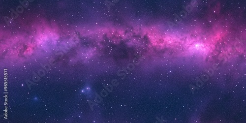 Purple galaxy with stars and nebula