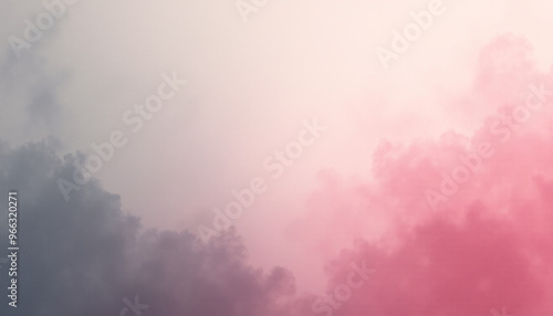 Abstract dusty pink and gray gradient noisy grain background texture