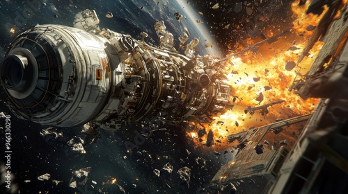 Space Mission Disaster: Astronauts Struggle to Regain Control of Damaged Spacecraft