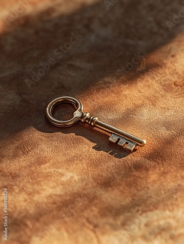 A minimalist depiction of a lock and key embodies the essence of devotion and self-restraint.