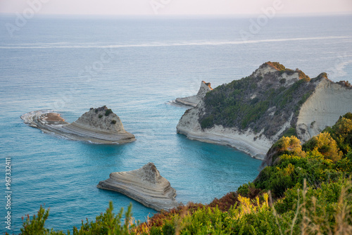 Landscape with Cape Drastis also known as Akra Drastis - Corfu island, Greece