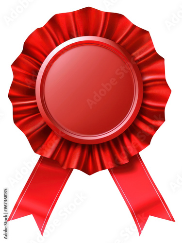 PNG Ribbon award badge icon ribbon red celebration.