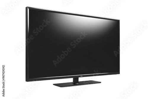 lcd tv monitor isolated transparent background