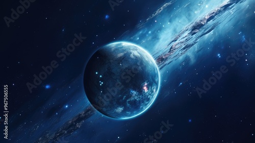 fictional planet neptun in outer space