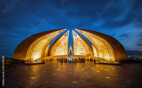 Pakistan Monument is a national monument located at Shakar Parian hills in Islamabad.