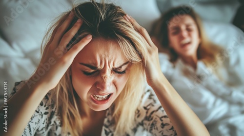 Several effects of hallucination and dizziness on a young lady with mental disorder