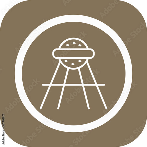 Sputnik Vector Icon Design