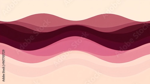 Abstract blend of organic curves and sharp geometric lines Combining flowing shapes with rigid structure for balance between nature and design Large space for text in center Stock Photo with copy