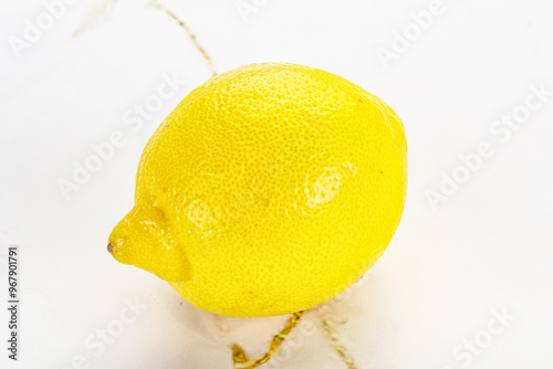 Ripe sour yellow juicy lemon