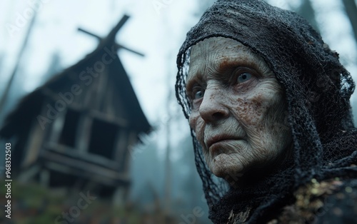 Mythical figures: Baba Yaga, infamous witch living in hut on chicken legs, Leshy, enigmatic forest guardian, their roles in Slavic folklore, their impact on traditional stories and beliefs