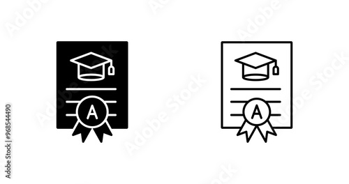 Report Card Vector Icon