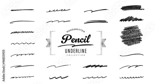 Handwritten underline drawn with pencil 