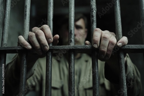 An Intense and Gritty Portrait of a Relentless Prisoner Behind Bars in Captivity