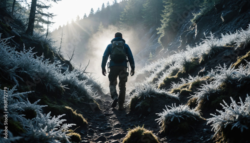 Frost Forest Wanders in Cloudy Summer: The Pathfinder's Pilgrimage Immersed in Landslide