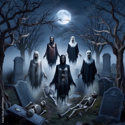 fantasmas cementerio