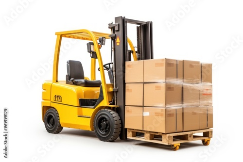 Forklift box pallet truck.