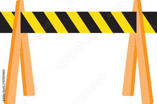 Orange Traffic Barricades Safety Direct, Driver Awareness icon.