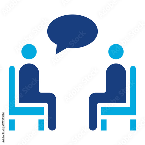 Therapy Sessions icon vector image. Can be used for Elderly Care.