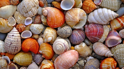 Seashells are the hard protective outer coverings of various marine animals such as mollusks like clams oysters and snails. These shells come in a wide range of shapes sizes and colors and they