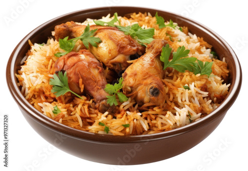 PNG Photo of chicken biryani food meal meat.