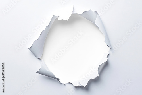 PNG Cricle hole in white paper background design abstract.