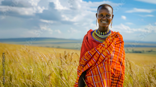 Woman Kenyan Masai Mara