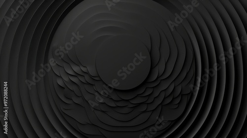 Abstract digital artwork incorporates a circle background. The design is geometric and circular.