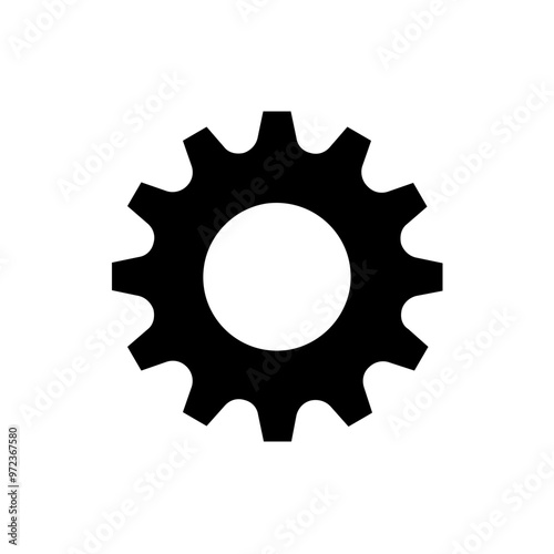 Gearwheel Solid Icon