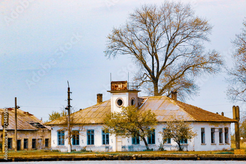 Old administration building in Chilia Veche