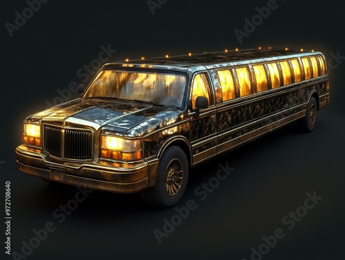 Gold-Plated Luxury Bus