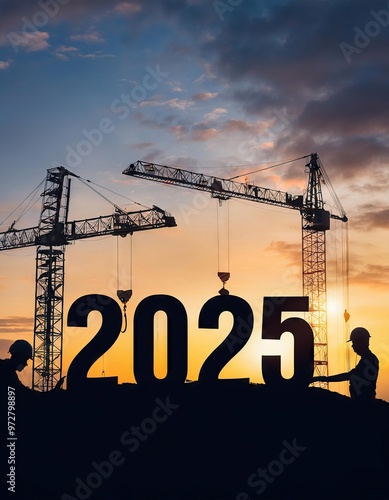 2025 new year construction site 