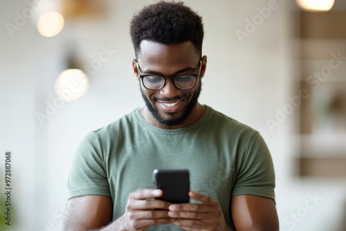 Advisor sharing personalized wealth-building tips via messaging platform â€“ Gen Z client reviewing strategies on their phone, promoting informed financial choices, remote financial planning