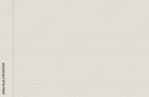 Notebook paper background. Blank pages of a notebook