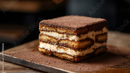 Italian Tiramisu with Cocoa Dusting