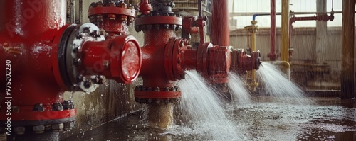 Disaster Strikes: Fire Pump Test Failure in Industrial Setting Leads to Damaged Pipes and Spraying Water