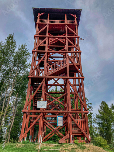 Wieża Eliaszówka, Beskid Sądecki, Małopolska, EU