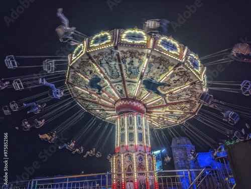 Carousel at night carnival