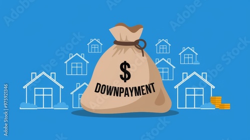 Down Payment Concept for Home Buying