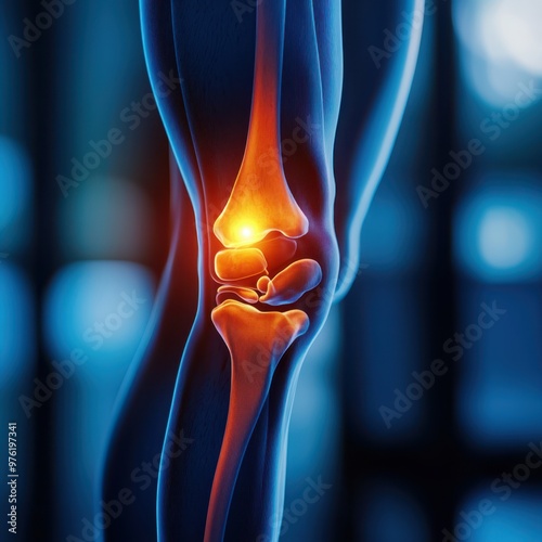 a person with a knee pain