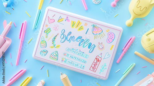 Vibrant Baby Shower Guest Book