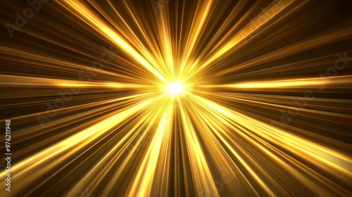 golden light rays background