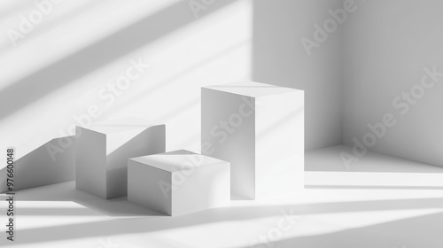 White Cubes Minimalist.