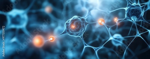 Abstract depiction of signal transduction, receptor-ligand interaction on a cell surface, cellular communication, signal transduction, cell signaling