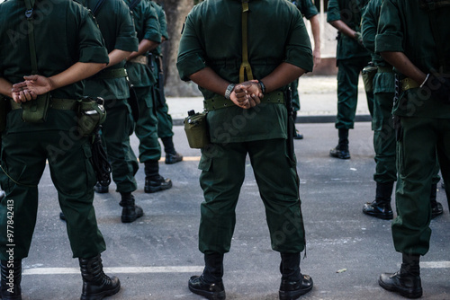 Army troops are seen during the celebration of Brazilian Independence Day in the city of Salvador, Bahia.