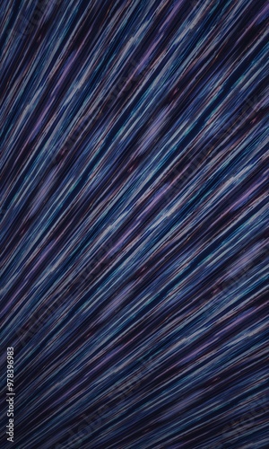 abstract background features a dynamic and energetic design of diagonal lines in shades of blue, purple, and white. The lines create a sense of movement and speed