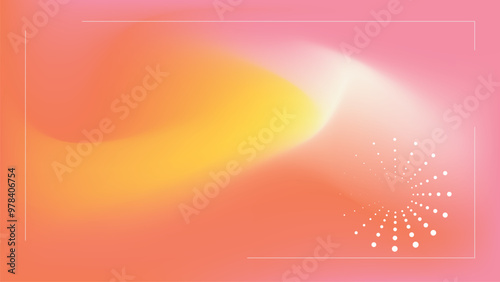 Abstract gradient poster background vector. cover background template with vibrant perspective 3d geometric prism shapes collection. Ideal design for social media, cover, banner, flyer.