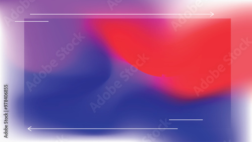 Abstract gradient poster background vector. cover background template with vibrant perspective 3d geometric prism shapes collection. Ideal design for social media, cover, banner, flyer.